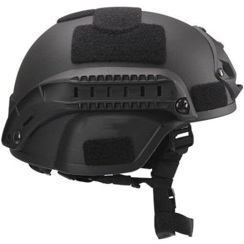 Airsoft Mich 2000 ACH Helmet With Clear Visor NVG Mount And Side Rail Gr2 2