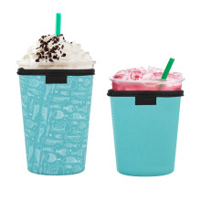 Ice-Chill Cup Sleeve, Superior Iced Drink Sleeve, Reusable Coffee Sleeve, Condensation Reducing Cozy, Eco-Friendly Drink Cover for Iced Coffee Lovers