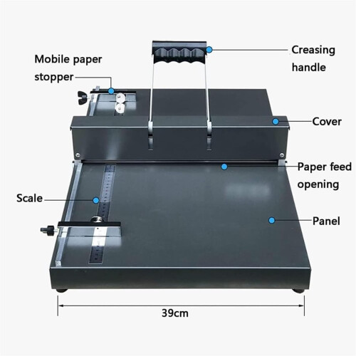 Desktop Metal Paper Folding for Greeting Cards, Notebooks Ref: 2066 1