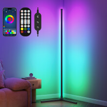 RGB LED Floor Lamp 164cm Corner Lamp App Remote UK