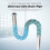 Bright Surface Stainless Steel Exhaust Hose, Quick Drain With 40Mm Diameter Corrugated Pipe, Solves Alignment Problems With Adjustable Length For Vehi 5