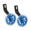 Heavy Duty Children's Bicycle Stabilizer Adjustable Training Side Wheels, Blue 16in 1