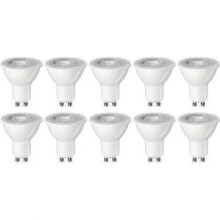 LED GU10-pære, energisparende 5W tilsvarende 50W halogen, varmhvit 2700K, 13 års levetid, miljøvennlig, ikke-dimbar, 36 lysstråle