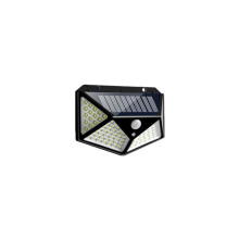 Luzes solares sem fio para exterior, resistentes a todas as condições climáticas, iluminação de segurança com sensor de movimento e 100 LEDs