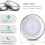 Solução de iluminação interna, luz LED com sensor de movimento, sem fio, com acendimento automático e luminosidade intensa para quarto, 2