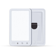 Lampada per terapia della luce Radiant Mood Booster da 10000 Lux con luminosità regolabile e doppia temperatura di colore, scatola di luce solare
