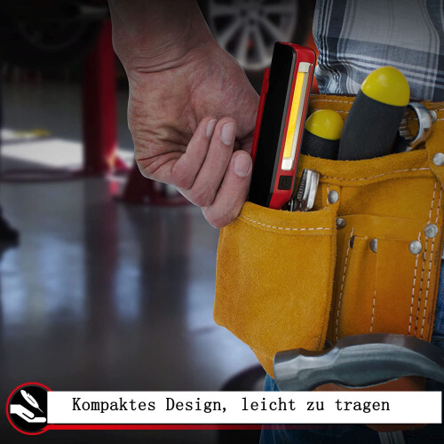 Versatile Work Light, Durable LED Rechargeable Bright Pocket Light with Magnetic Base 2