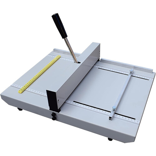 Manual Scoring Machine, LabourSaving Handle, Folding Machine for Files, Cards, White 1