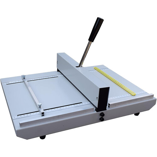 Manual Scoring Machine, LabourSaving Handle, Folding Machine for Files, Cards, White 2