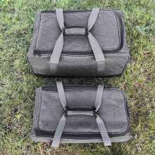Tragetasche für Outdoor-Kochutensilien mit umlaufenden Griffen und Tasche