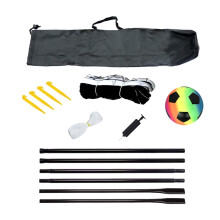 Outdoor Portable Volleyball Net Set System for Pickleball Tennis Badminton, Backyard Court Quick Easy Setup, Carrying Bag