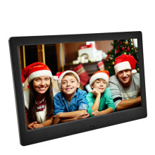 1024 * 600 IPS Screen Mini Digital Photo Frame 10Inch Advertising Display Player Calendar Alarm Clock Black