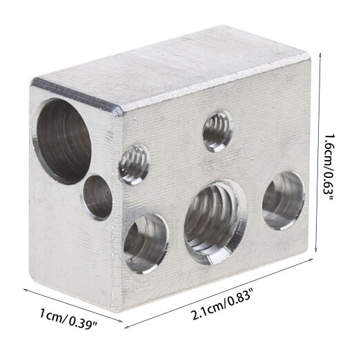 Accessoires d'imprimante 3D pour bloc chauffant de buse V6 2