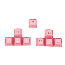 Touches à Double tir profil Ema Esc WASD Direction Keycap-Rose