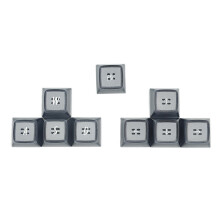9 Pieces PBT Ema Profile Keycap Esc WASD Direction Keycap-Black