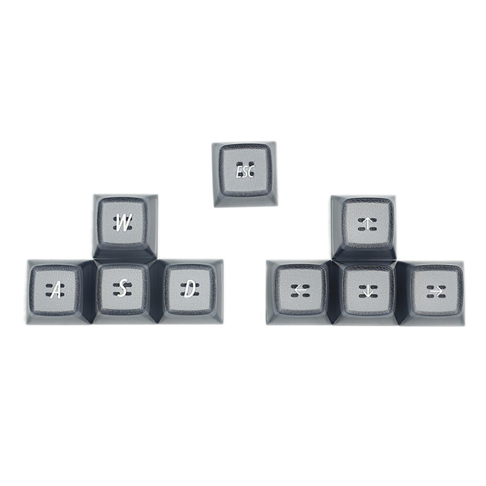 Double-Shot Keys Ema Profile Esc Wasd Direction Keycap- Black 7732000513381