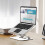 Support de lecture de bureau multifonction en alliage 6