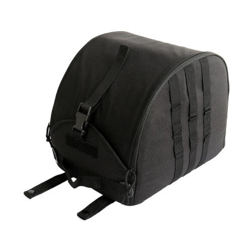 Motorcycle Protective Hat Storage Case Large Capacity Pannier Rack Compatible Gear Storage With Zips