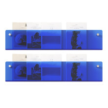 Transparent Literature and Newspaper Rack for Office Exhibition Trade Show