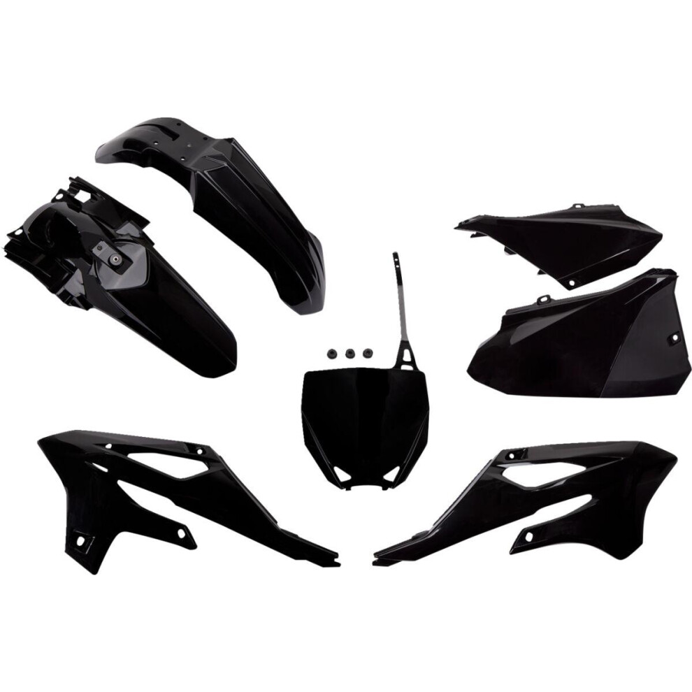 Ufo Black Plastics Kit For Yamaha Yz85 2022-2025