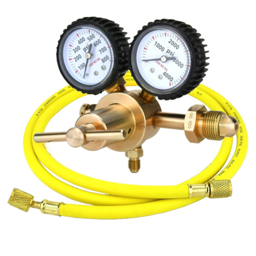 Nitrogen Regulator HVAC, Pressure, Sensitivity Regulator For Laboratory And Workshop Use, Home Garage
