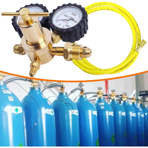 Nitrogen Regulator HVAC, Pressure, Sensitivity Regulator For Laboratory And Workshop Use, Home Garage 1