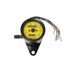 Tachometer Universal Motorcycle Backlight Dual Odometer 0140 KM/H Gauge Model 3