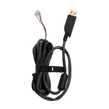 2M USB-Mauskabel Regenschirmseil für ZOWIE EC1-A EC1-B-Schwarz