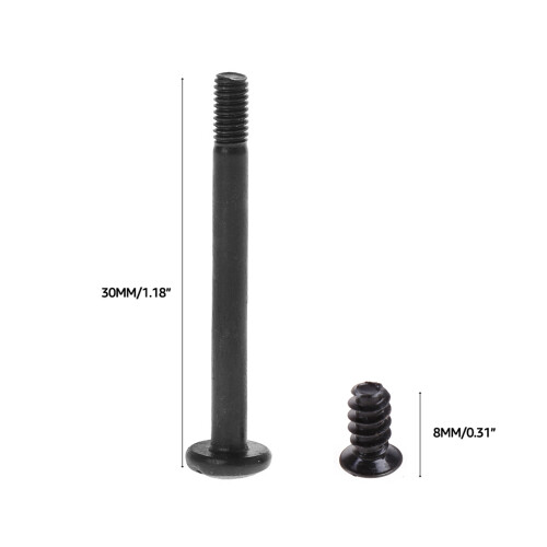 Vis de radiateur PC pour boîtier, refroidisseur plat- Vis courte 1