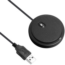 Desktopconferentiemicrofoon met omnidirectionele stereo voor