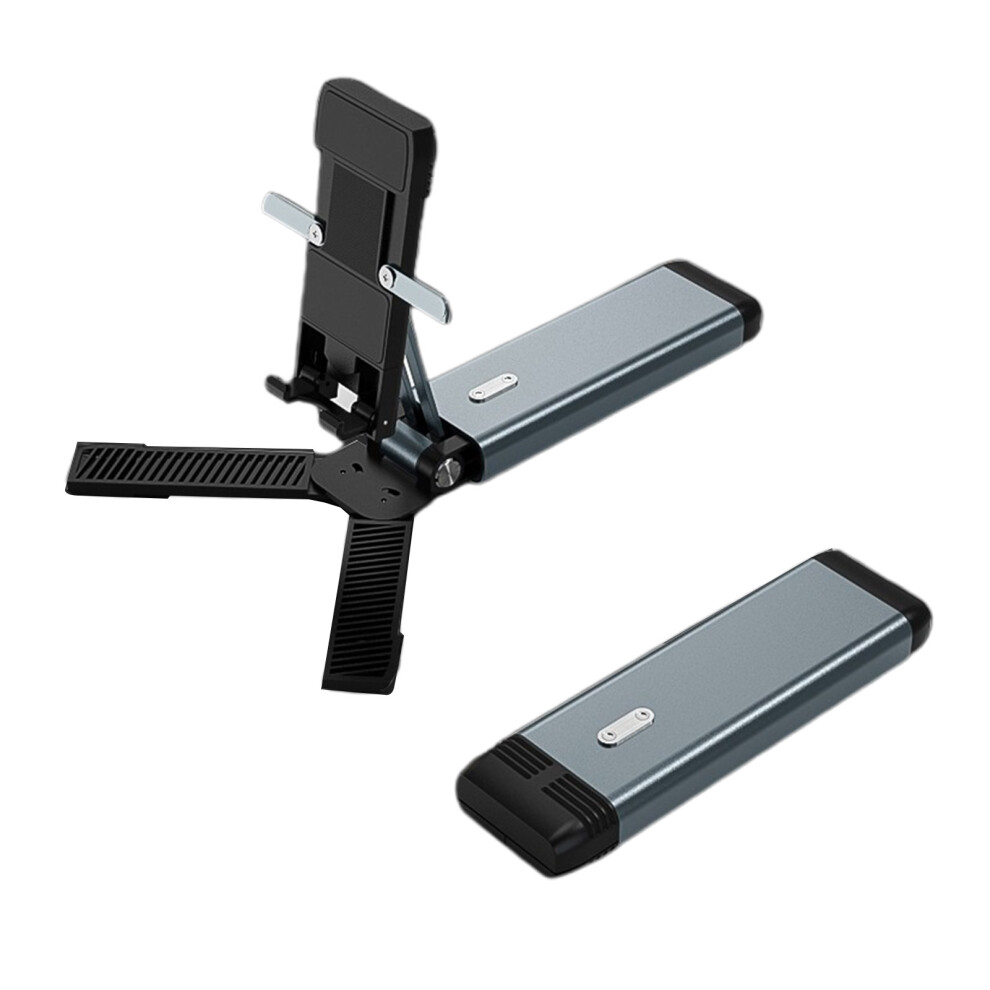 Adjustable Cell Phone Stand Desk Phone Holder Cradle Dock- Black 7732000515163