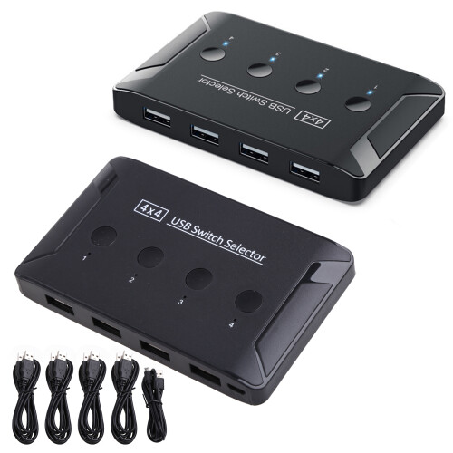 USB KVM Switch USB 2.0 Switcher KVM Switch Selector for Windows 1