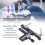 Microscope Vernier Caliper, Movable Ruler, Aluminium Alloy, Mechanical Table 2