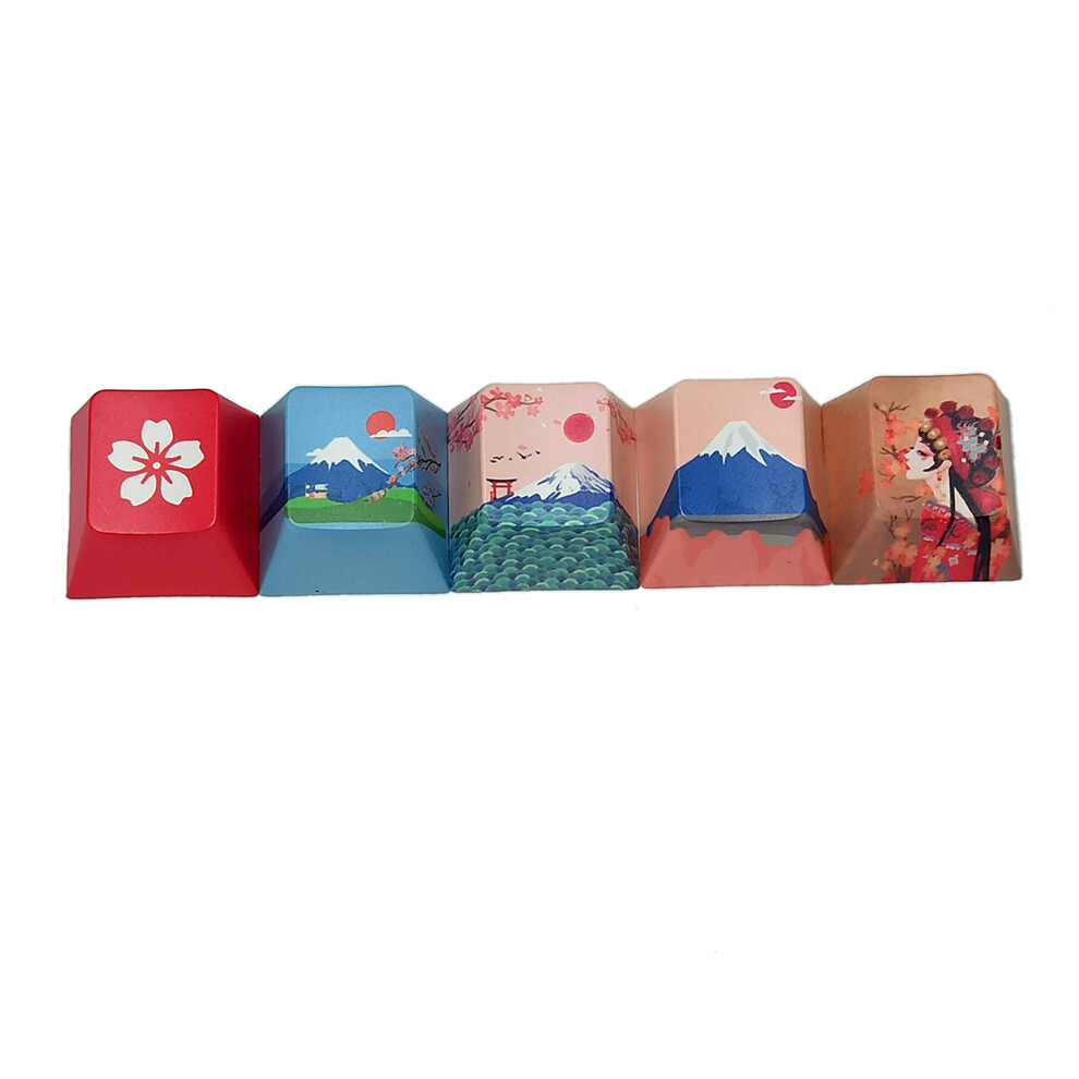 Mount Fuji Pbt Dye Sublimation For Mechanical Keyboard Keycap 7732000515460