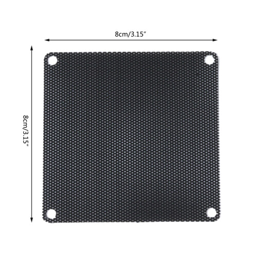 Computer Dust filter Computer Fan Filters Cooler PVC-3x3cm 2