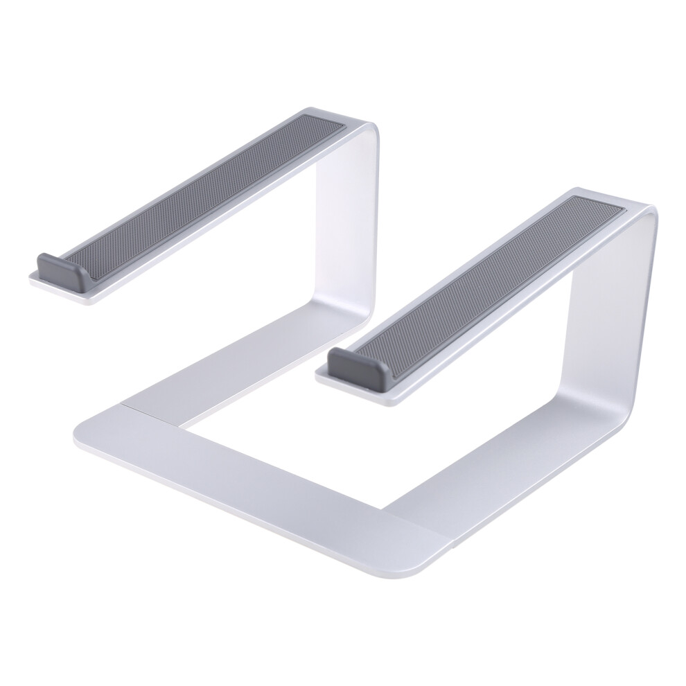 Laptop Riser Stand Ergonomic Portable Aluminum Notebook- Silver 7732000518973