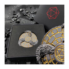Dungeons and Dragons Dice Spinner, Metal DD Dice Set with Gift Box