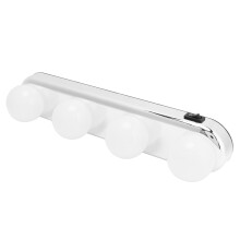 Modern 4 LED Wall Light Kit for Bathroom & Living Room Makeup Mirror Lighting
