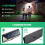 Solar Security Light Outdoor, Intelligent Lighting Modes Adjustable 300 Wide Angle Solar Powered Motion Sensor Light, Enhanced PIR Motion Inductor 2