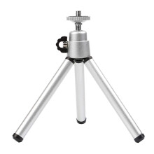 Mini Mobile Phone Telescope Tripod Two Piece Flexible SLR Camera Tripod Silver