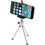 Mini Mobile Phone Telescope Tripod Two Piece Flexible SLR Camera Tripod Silver 2