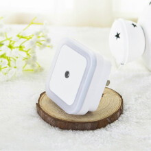 (As show, One size) LED Night Light Intelligent Light Control Bedside Lamp Corridor Light for Bedroom 110V?220-2828