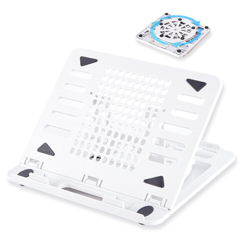 Ergonomische notebookstandaard Draagbare-Wit model met draaibare