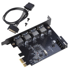 4Port USB3.0 PCI-E Expansion Card 4 Port USB3.0 PCI-E for