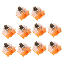 TTC-schakelaars 3-pins 45g sleutelschakelaar DIY-Gouden Thee-as