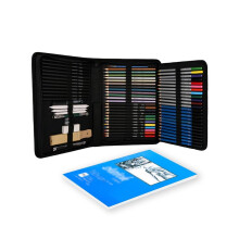 Drawing Set Complete Sketching Colored Pencils WaterSoluble OilBased Professional Art Brushes D 1 Count Pack Of 1