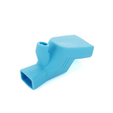 Tap Extender Silicone Tap Cover Bath Spout Cover Protector Hand Washing Aid for Children Bathroom Sink Blue