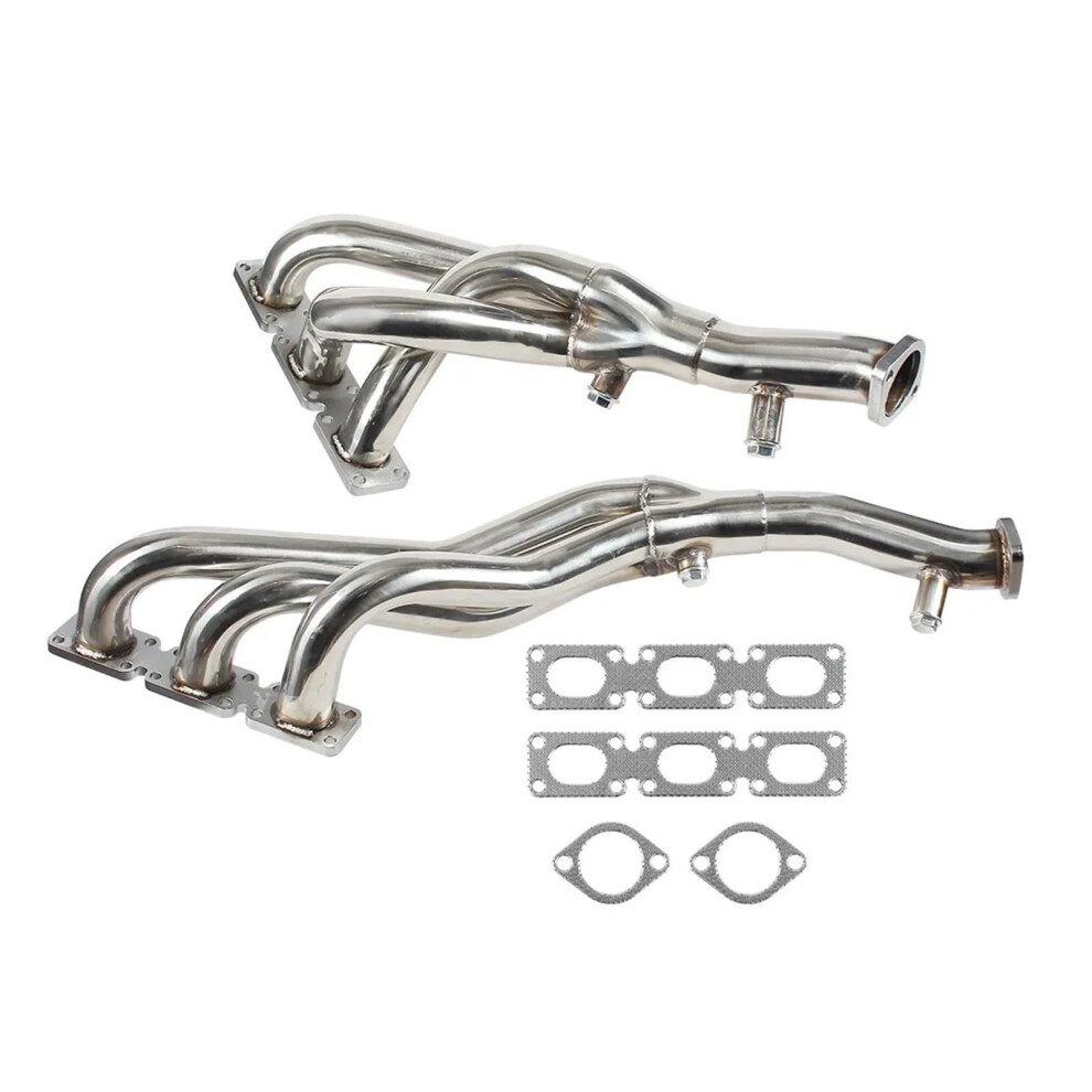 Exhaust Headers Manifold For B*W E46 E39 Z3 2.5L 2.8L 3.0L L6 Engines Stainless Steel Silver 9189345032929