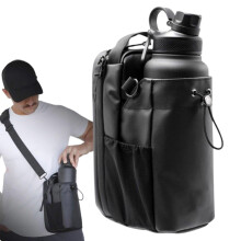 Magnetic Gym Bags for Men and Women, Waterproof Sling Pouch 9.84x5.91x4.33 inches with Shoulder Strap for Fitness