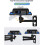 Adjustable Vibration Proof Metal Projector Ceiling Mount 40cm Foldable Bracket 5kg Capacity 3